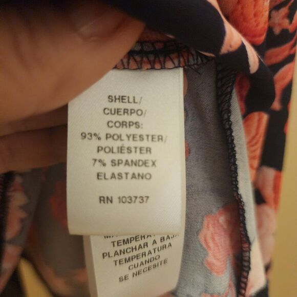 Julie Dillon Zaylee Faux Wrap Knit Dress in Floral, Size 4 - Picture 6 of 6